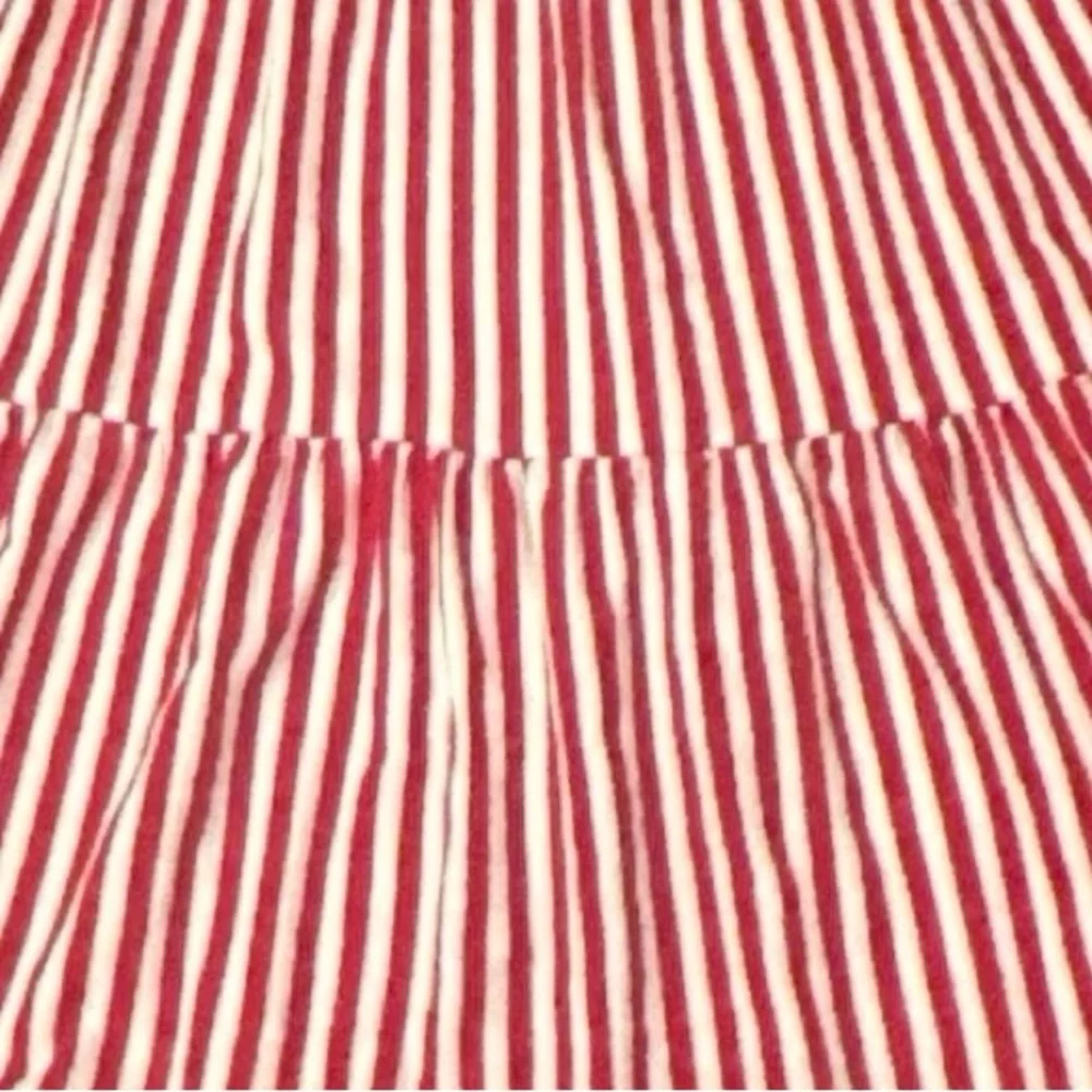 Red and White Striped Maxi Dress - Picture 4 of 7